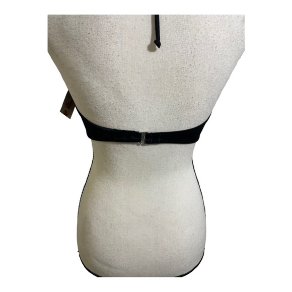 Victoria Secret womens New beach sexy bikini top beaded front black. Size Large - Picture 4 of 10